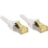 RJ45 Hálózat Csatlakozókábel CAT 6a S/FTP 0.50 m Fehér Védővel LINDY (47321)