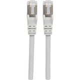 RJ45 Hálózat Csatlakozókábel CAT 6A S/FTP 0.50 m Szürke Fólia árnyékolás, Fonat árnyékolás, Árnyékolt, HDMI-re alkalmas, Halogénmentes Intellinet (740616)