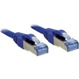 RJ45 Hálózat Csatlakozókábel CAT 6A S/FTP 1.50 m Kék Védővel LINDY (47148)