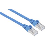 RJ45 Hálózat Csatlakozókábel CAT 6A S/FTP 3.00 m Kék Fólia árnyékolás, Fonat árnyékolás, Árnyékolt, HDMI-re alkalmas, Halogénmentes Intellinet (740913)