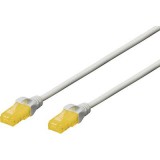RJ45 Hálózat Csatlakozókábel CAT 6A U/UTP 1.00 m Szürke Halogénmentes, sodort érpár Digitus (DK-1613-A-010)