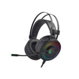 RM-2019G X-TITAN RGB (7.1, mikrofon, USB, hangerőszabályzó, nagy-párnás, 2.1m kábel, fekete) (RAMPAGE_30955)