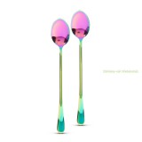 Rm acél kávéskanál, szivárványos, 195 x 32 mm - 2 db