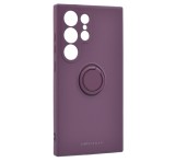 ROAR AMBER szilikon telefonvédő (tartógyűrű, mágneses, kameravédő) LILA Samsung Galaxy S25 Ultra (SM-S938)