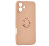 ROAR AMBER szilikon telefonvédő (tartógyűrű, mágneses, kameravédő) RÓZSASZÍN Apple iPhone 16 Plus