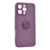 Roar Apple iPhone 16 Pro Max Roar amber szilikon telefonvédő (tartógyűrű, mágneses, kameravédő) lila