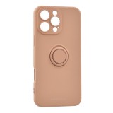 Roar Apple iPhone 16 Pro Roar amber szilikon telefonvédő (tartógyűrű, mágneses, kameravédő) rózsaszín