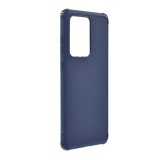 Roar CARBON ARMOR Samsung Galaxy S20 Ultra (SM-G988B) szilikon telefonvédő (közepesen ütésálló, karbon minta) kék