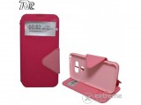 Roar Fancy Diary álló bőr tok (textilminta) LG G5 (H850) készülékhez, rózsaszín