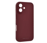 ROAR LUNA szilikon telefonvédő (ultravékony, matt, kameravédő, wireless) BORDÓ Apple iPhone 17