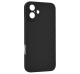 ROAR LUNA szilikon telefonvédő (ultravékony, matt, kameravédő, wireless) FEKETE Apple iPhone 16 Plus