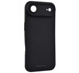 ROAR LUNA szilikon telefonvédő (ultravékony, matt, kameravédő, wireless) FEKETE Apple iPhone 17 Air