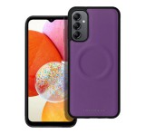 ROAR MAG MORNING szilikon telefonvédő (ECO bőr hatású, mikrofiber plüss belső, MagSafe) LILA Samsung Galaxy A14 4G (SM-A145)