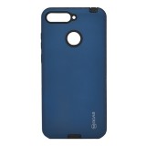 Roar Rico Armor Huawei Y6 Prime (2018) szilikon telefonvédő (közepesen ütésálló, műanyag hátlap, matt) sötétkék