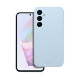 Roar Samsung Galaxy A35 5G prémium szilikon tok velúr béléssel, világoskék