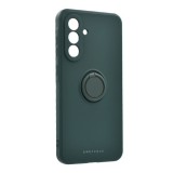 Roar Samsung Galaxy A36 5G (SM-A366) amber szilikon telefonvédő (tartógyűrű, mágneses, kameravédő) sötétzöld