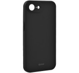 ROAR SPACE szilikon telefonvédő (matt, prémium) FEKETE Apple iPhone 16e