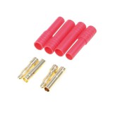 Robbe 4mm aranycsatlakozó 2 pár (PH4 hüvellyel)