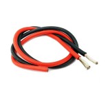 ROBITRONIC Szilikon tápkábel 4mm2 piros és fekete 2x50cm (12 AWG)