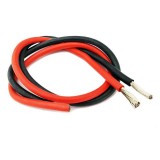 ROBITRONIC Szilikon tápkábel 6mm2 piros és fekete 2x50cm (10 AWG)