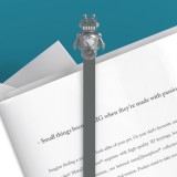 Robot, ezüst  - Fém könyvjelző