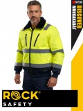 Rock Safety DISCOVER 3IN1 YELLOW technikai bélelt láthatüósági kabát - munkaruha