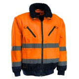 Rock Safety Discover Munkaruha - Jól-láthatósági 3 az 1-ben pilótadzseki narancs