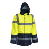 Rock Safety Flashback - Munkavédelmi láthatósági bélelt télikabát sárga