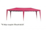 Rojaplast 3601-PL fém kerti pavilon, árnyékoló 2,55x3x6 m - piros