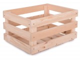 ROJAPLAST APPLE BOX - FÁBÓL KÉSZÜLT ALMATÁROLÓ DOBOZ 42x29CM, NATÚR