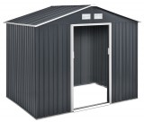 ROJAPLAST ARCHER "B" fém kerti ház, tároló szürke -  213 x 191 x 195 cm