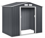 ROJAPLAST ARCHER "B" fém kerti ház, tároló szürke - 213 x 191 x 195 cm A191
