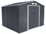 Rojaplast Archer "D" grey fém kerti ház, tároló - 277 x 255 x 202 cm, szürke
