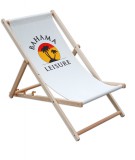 ROJAPLAST BAHAMA bükkfából készült állítható nyugágy - fehér, "Bahama Leisure"