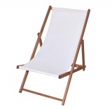 ROJAPLAST BAHAMA festett bükkfából készült állítható nyugágy - fehér 23210/3