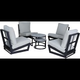 ROJAPLAST BALI COFFEE kerti bútor szett, alumínium (614277)