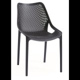 ROJAPLAST BILROS kerti szék, fekete (5604916039939)