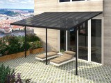 Rojaplast BRUCE J alumínium pergola, szürke PC, 618x305cm- akár összeszerelve