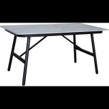 ROJAPLAST EDINBURGH Kerti asztal, alumínium, 140×80 cm (614275-T)
