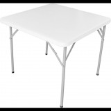 ROJAPLAST Kerti catering asztal, összecsukható, 86×86 cm (DS-F86)