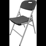 ROJAPLAST kerti szék, összecsukható, fekete (DS-Y56W)