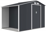 ROJAPLAST LUKE "A-2" fém kerti ház, tároló szürke - 278 x 191 x 195 cm