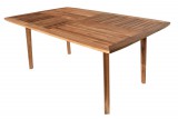 ROJAPLAST PATRICIA akácfából készült kerti asztal, napernyő lyukkal, 180 cm T166