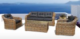 ROJAPLAST RICHMOND exkluzív polyrattan kerti bútor garnitúra 1054