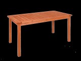 Rojaplast SORRENTO fenyőfából készült kerti asztal, 72 × 77 × 130 cm