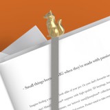 Róka, arany - Fém könyvjelző