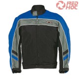 Roleff, RO 486 protektoros motoros kabát kék-szürke-fekete 2017