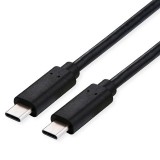 ROLINE 11.02.9083-10 USB4 Gen 2x2 2 M USB C Fekete USB kábel