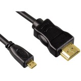 Roline 11.04.5581 HDMI apa - Micro HDMI apa, Ethernet, 2 m, 4K Fekete kábel