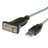 ROLINE Converter Cable USB to Serial soros kábel Szürke 1,8 M USB A típus DB-9
